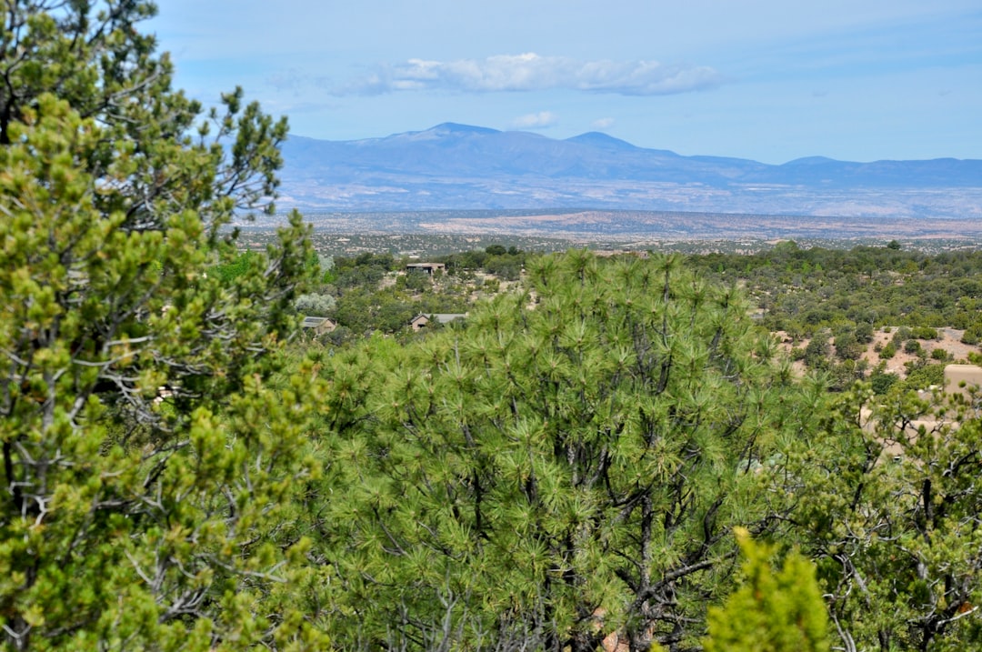 Sweeping desert wilderness landscape with distant mountains under a dramatic cloudy sky