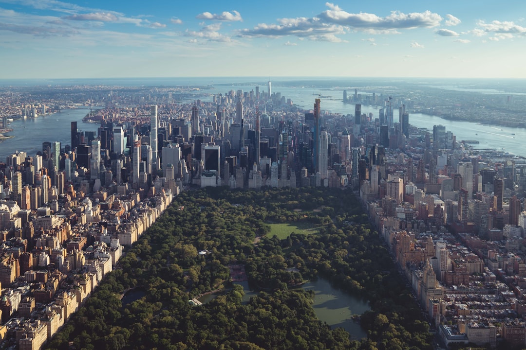New York City Central Park aerial view